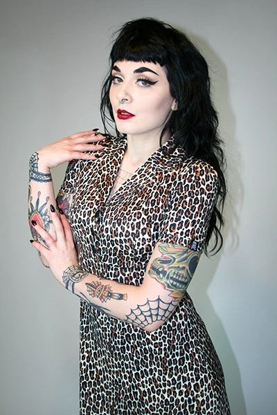 SOURPUSS LEOPARD ROSIE DRESS 7 SOURPUSS LEOPARD ROSIE DRESS