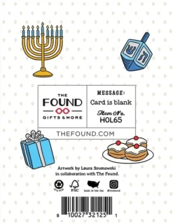 None RBG HAPPY HANUKKAH GREETING CARD