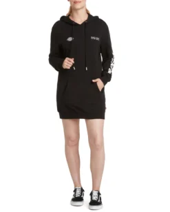 DICKIES GIRL LOGO HOODIE DRESS