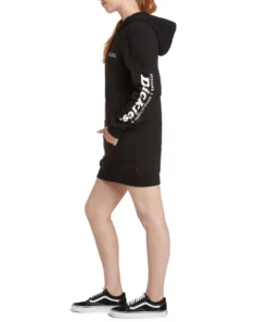 DICKIES GIRL LOGO HOODIE DRESS