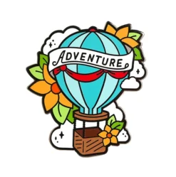 LUXCUPS CREATIVE HOT AIR BALLOON ENAMEL PIN