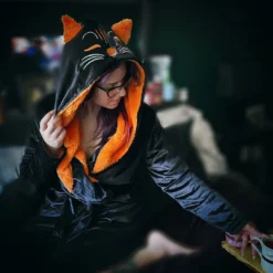 Shop Sour+Plus SOURPUSS JINX THE CAT ROBE