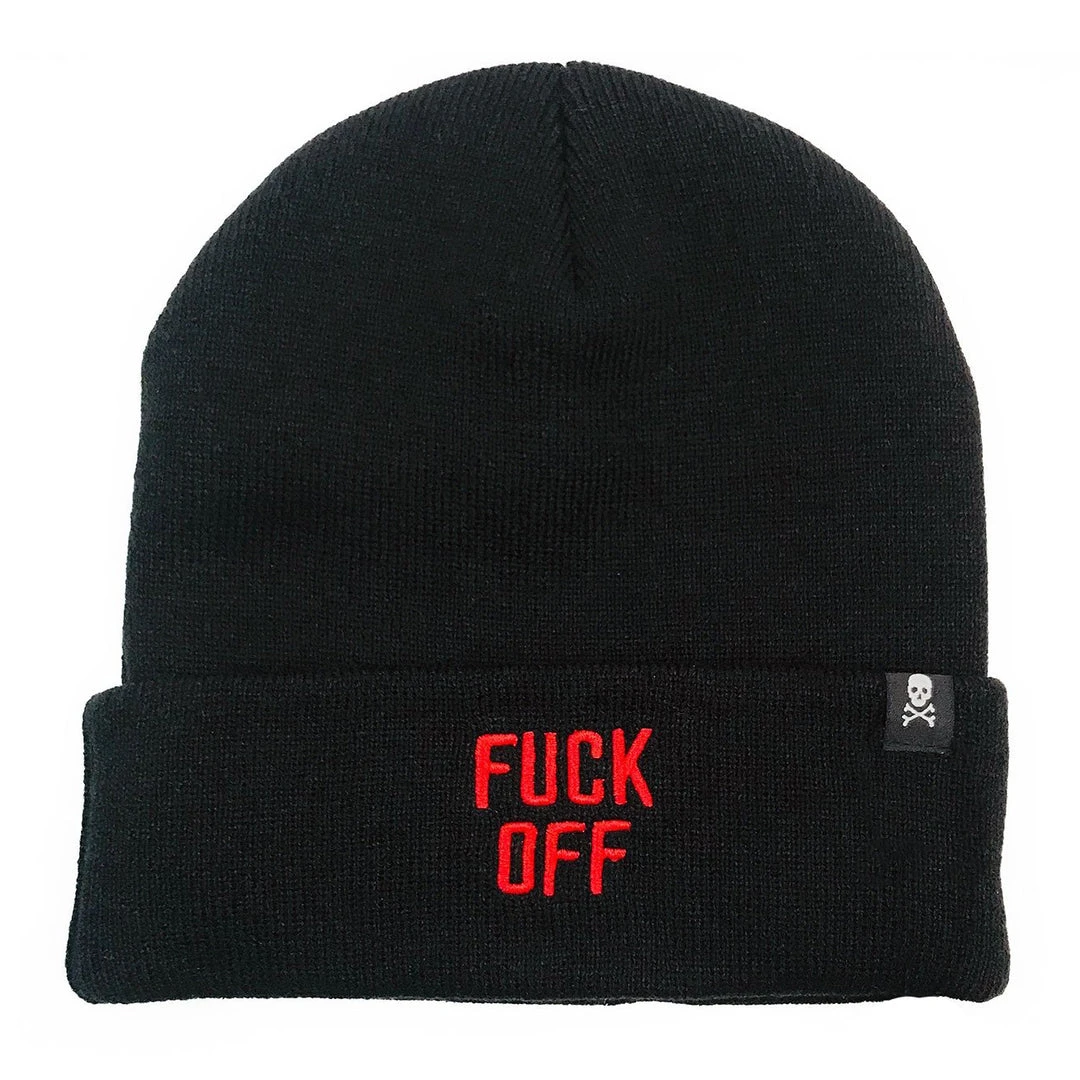 Shop Sourpuss SOURPUSS F*CK OFF KNIT HAT 3 Shop Sourpuss SOURPUSS F*CK OFF KNIT HAT