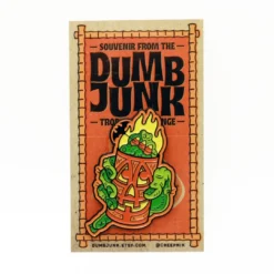Dumb Junk By Nik Scarlett DUMB JUNK TIKI LANTERN PIN Accessories