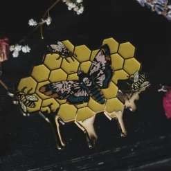 LIVELY GHOSTS INSECTS OF HORROR PIN