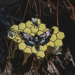 LIVELY GHOSTS INSECTS OF HORROR PIN