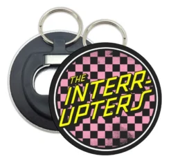 None THE INTERRUPTERS CHECKERED BOTTLE OPENER KEYCHAIN I'm With The Band
