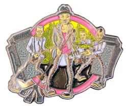 None I'm With The Band THE INTERRUPTERS CARTOON BAND ENAMEL PIN