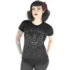 Shop Sour+Plus SERPENTINE IRON HEARTS BRIGADE WOMENS CREW NECK TEE