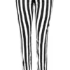 Tripp NYC TRIPP BLK/WHT STRIPED HIGH WAIST PANTS