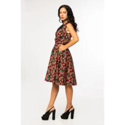 MISS LULO RAINBOWS JANI SWING DRESS