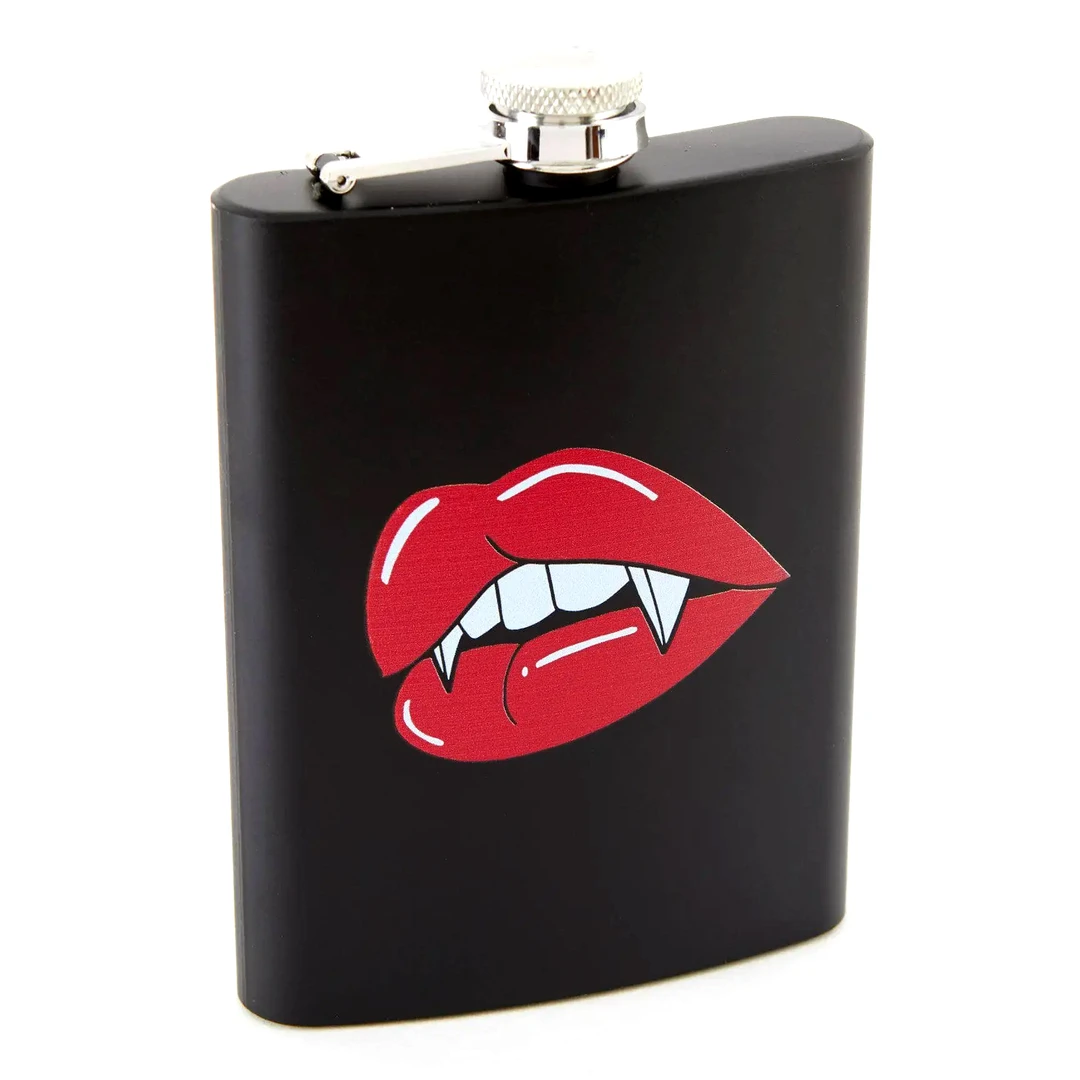 PUNKY PINS JUICY FANGS TALL FLASK Homewares 4 PUNKY PINS JUICY FANGS TALL FLASK Homewares
