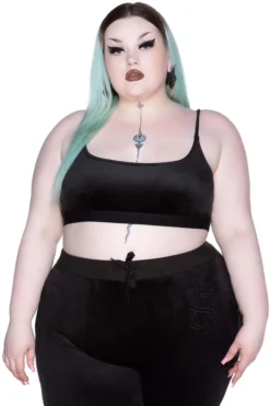 KILLSTAR JUST CROPPED UP BRALET BLACK