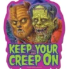 Lifestyle RETRO A GO GO KEEP YOUR CREEP ON VINYL STICKER