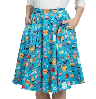 EVA ROSE KITSCHY KITCHEN SWING SKIRT 3 EVA ROSE KITSCHY KITCHEN SWING SKIRT