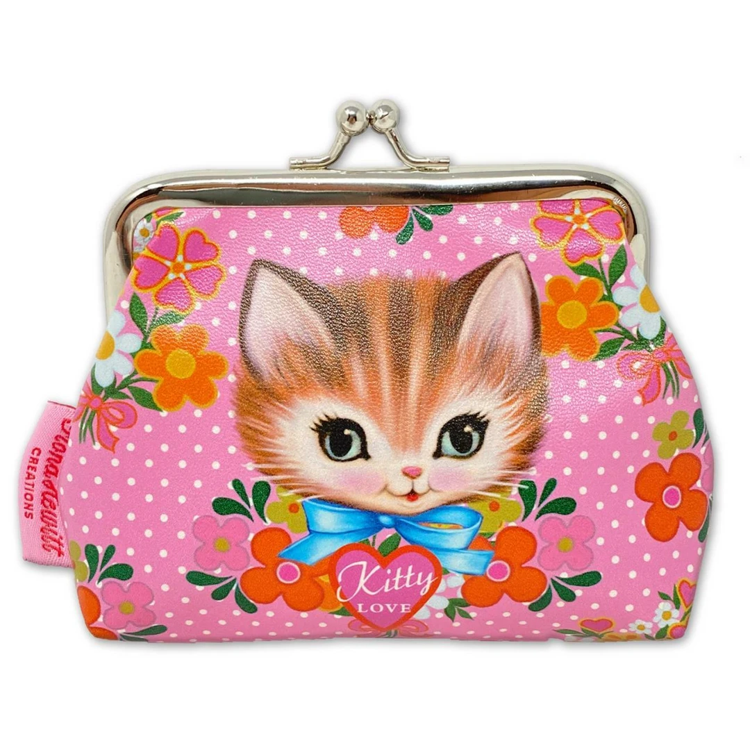 Accessories RETRO A GO GO SUGARLAND KITTY LOVE COIN PURSE 3 Accessories RETRO A GO GO SUGARLAND KITTY LOVE COIN PURSE