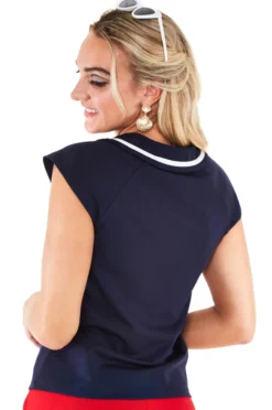 VOODOO VIXEN LADY FRONT BUTTON COLLAR TOP Apparel 11 VOODOO VIXEN LADY FRONT BUTTON COLLAR TOP Apparel