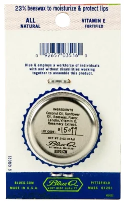 Blue Q LIP SH*T FRUIT PUNCH WITH LIME LIP BALM