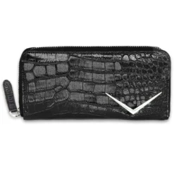 LIQUORBRAND CROCODILE WALLET BLACK Accessories