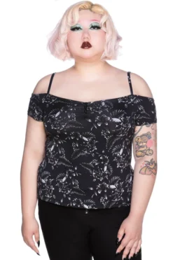 KILLSTAR LULU BARDOT TOP Shop Sour+Plus