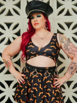 SOURPUSS LUNA BATS MONOKINI BLACK/ORANGE What's New 7 SOURPUSS LUNA BATS MONOKINI BLACK/ORANGE What's New