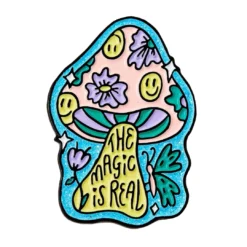 PUNKY PINS MAGIC MUSHROOM ENAMEL PIN Accessories