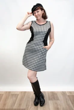 Shop Sour+Plus HEART OF HAUTE MANDIE HOUNDSTOOTH DRESS 10 Shop Sour+Plus HEART OF HAUTE MANDIE HOUNDSTOOTH DRESS
