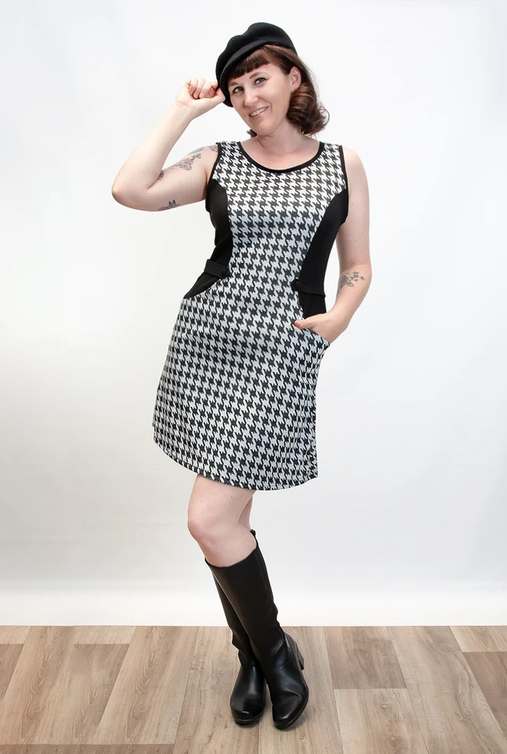Shop Sour+Plus HEART OF HAUTE MANDIE HOUNDSTOOTH DRESS 5 Shop Sour+Plus HEART OF HAUTE MANDIE HOUNDSTOOTH DRESS