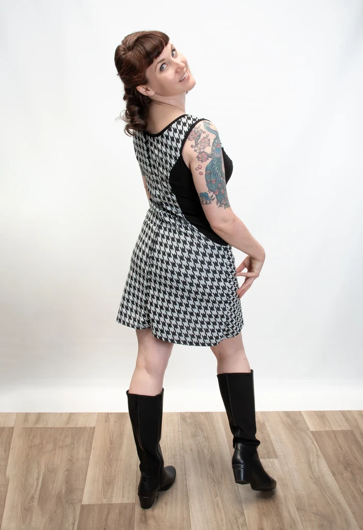 Shop Sour+Plus HEART OF HAUTE MANDIE HOUNDSTOOTH DRESS 6 Shop Sour+Plus HEART OF HAUTE MANDIE HOUNDSTOOTH DRESS