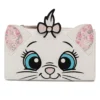 LOUNGEFLY DISNEY MARIE FLORAL FACE FLAP WALLET Accessories