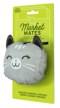 None MARKET MATES REUSEABLE CAT SHOPPING BAG Back In Stock