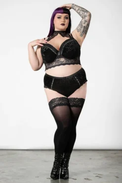 KILLSTAR MERCY LACE BRA BLACK Shop Sour+Plus