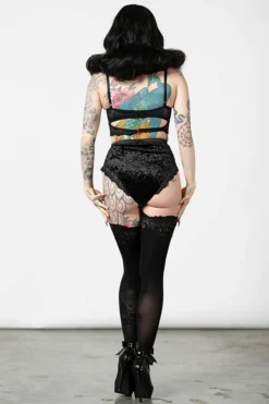 Shop Sour+Plus KILLSTAR MERCY LACE PANTY BLACK