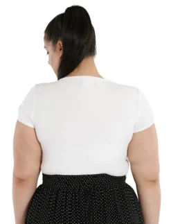 HELL BUNNY MIA TOP WHITE Shop Sour+Plus