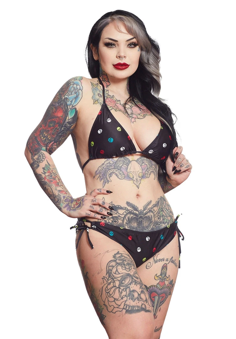 SOURPUSS MULTI SKULLS STRING BIKINI 4 SOURPUSS MULTI SKULLS STRING BIKINI