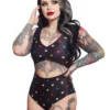 SOURPUSS MULTI SKULLS MONOKINI
