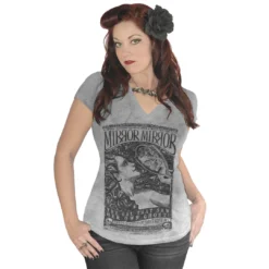Shop Sour+Plus SERPENTINE MIRROR MIRROR WOMENS V NECK TEE