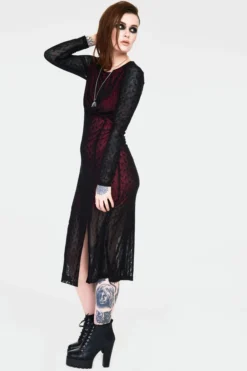 JAWBREAKER MOONSTRUCK MESH MIDI DRESS Apparel