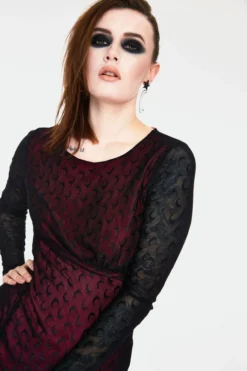 JAWBREAKER MOONSTRUCK MESH MIDI DRESS Apparel