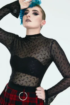 JAWBREAKER MOONSTRUCK MESH TOP Back In Stock
