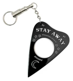 None MYSTIFYING DEFENSE OUIJA PLANCHETTE KEYCHAIN