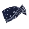 None BANDANA WRAP HEADBAND NAVY
