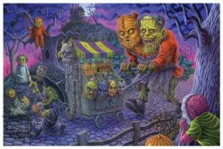 Retro A Go Go P'GOSH NIGHT MERCHANTS PRINT