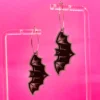 SOURPUSS NOKTURNAL BAT ACRYLIC HOOPS SILVER 1 SOURPUSS NOKTURNAL BAT ACRYLIC HOOPS SILVER