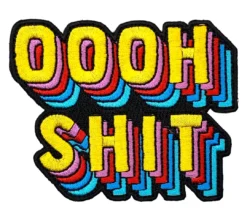 PUNKY PINS OOOH SH*T EMBROIDERED PATCH
