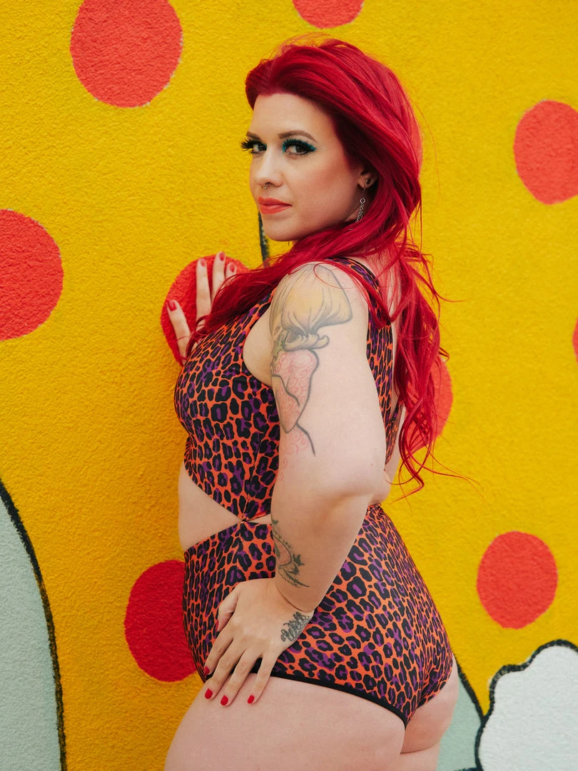 SOURPUSS ORANGE LEOPARD MONOKINI What's New 4 SOURPUSS ORANGE LEOPARD MONOKINI What's New