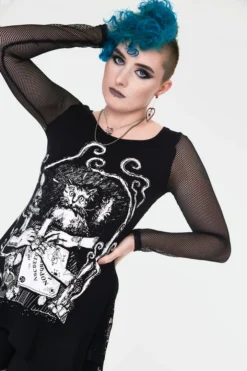 JAWBREAKER OUIJA CATS LONG SLEEVE TOP