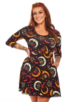 Shop Sour+Plus SOURPUSS OVER THE MOON LOW-BACK DRESS