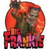 RETRO A GO GO P'GOSH BIG FRANKIE VINYL STICKER
