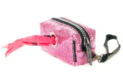 None POOPYCUTE DOG BAG PINK GLITTER